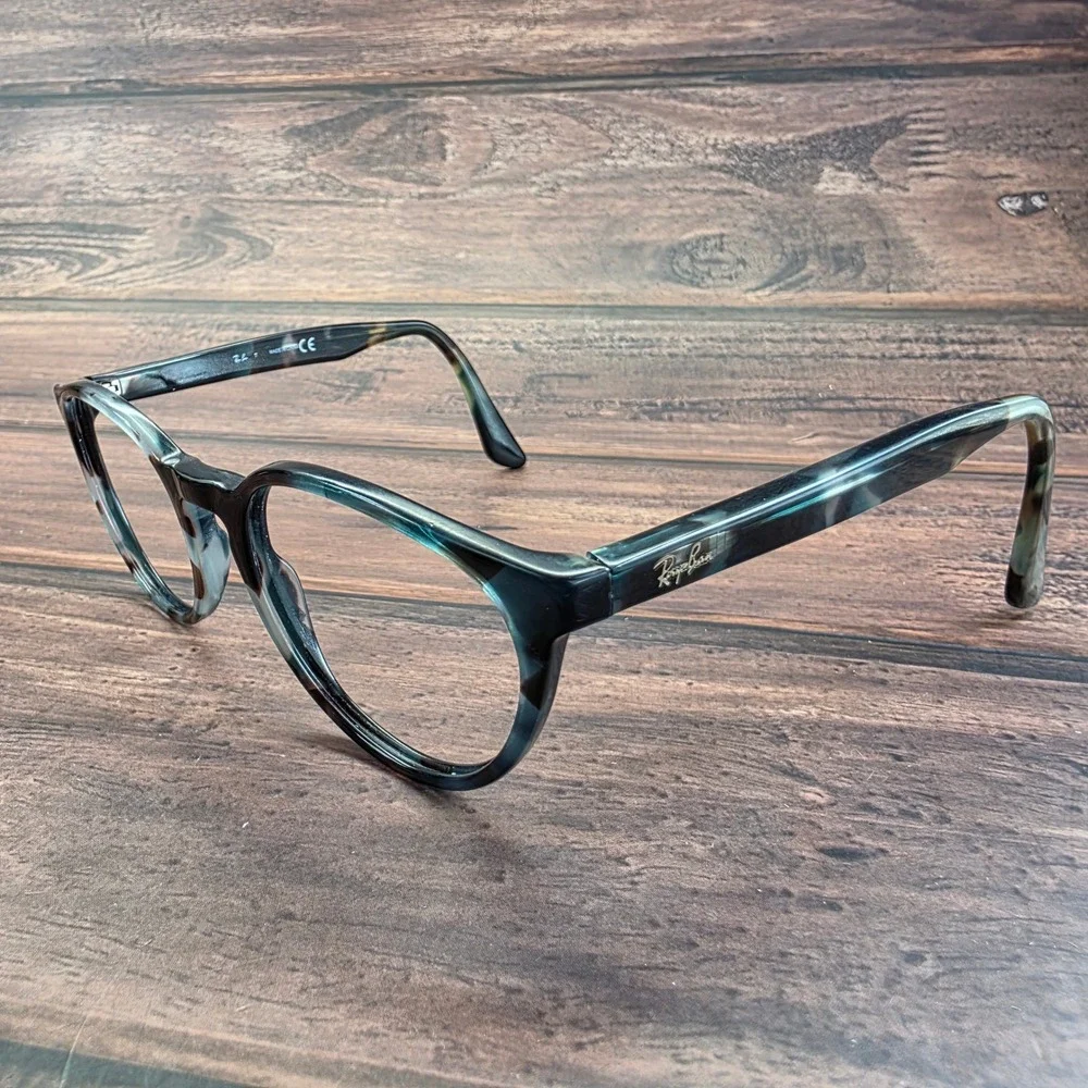 Ray-Ban RB 5380 5949 Blue Grey Havana Phantos Eyeglasses Frames 50-19-145